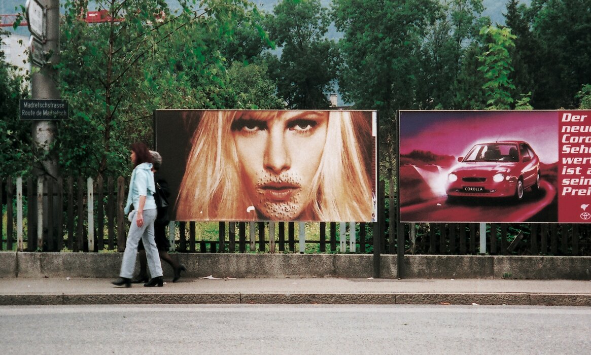 Billboard in public space, Bienne