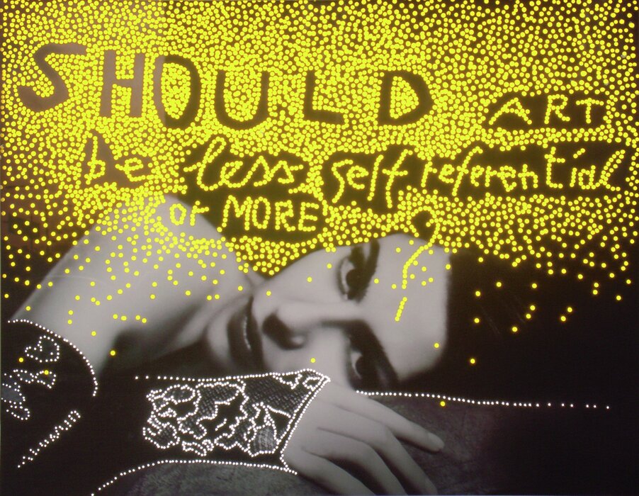 Should art be more or less self referential