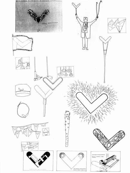 Das Flügelkreuz – Zeichnungen