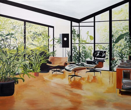 Imaginary ideal studio with Eames chair
