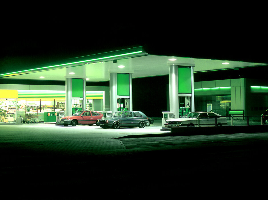 Tankstelle - grün