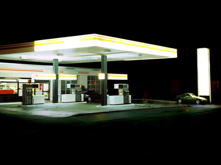 Tankstelle - orange