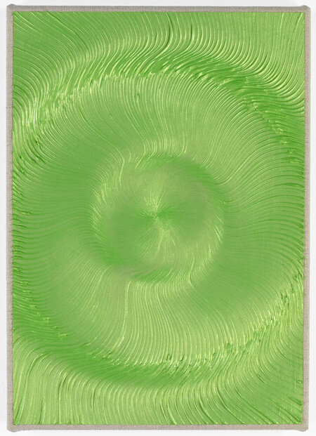 Coalescense (Ivory, Iridescent Green, Yellow )