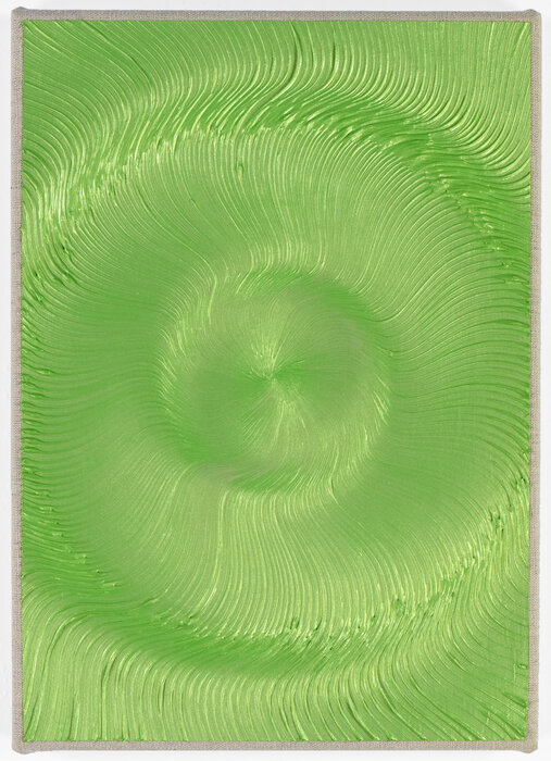 Coalescense (Ivory, Iridescent Green, Yellow )