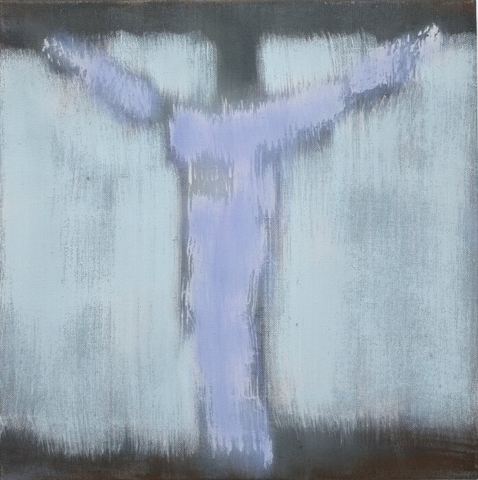 Crucifix Study I (blue)