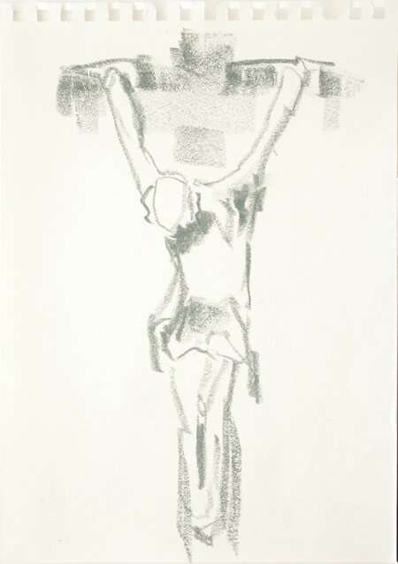 Untitled (Crucifix Sketch)