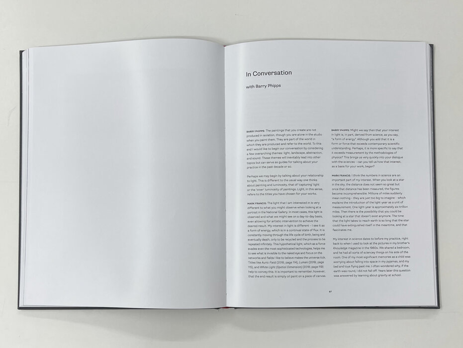 Mark Francis Katalogveröffentlichung