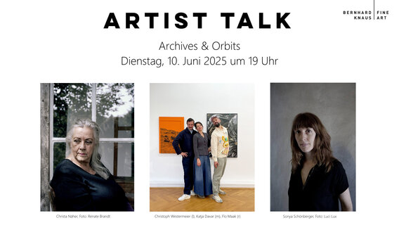 Artist Talk zur Ausstellung Archives & Orbits