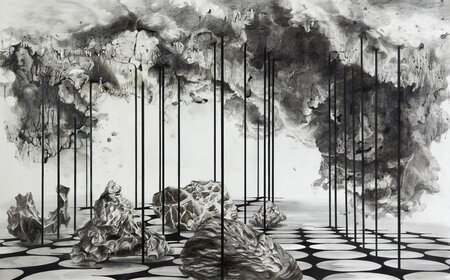 Otherworldly, dancing somewhere above the digital sublime