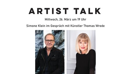 Artist Talk: Simone Klein im Gespräch mit Künstler Thomas Wrede