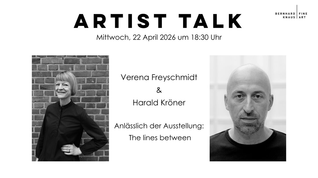 Artist Talk: Verena Freyschmidt und Harald Kröner im Gespräch
